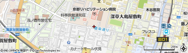 京都府京都市伏見区深草越後屋敷町36周辺の地図