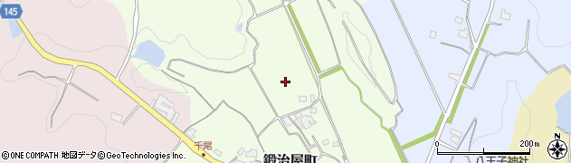 兵庫県加西市鍛治屋町周辺の地図
