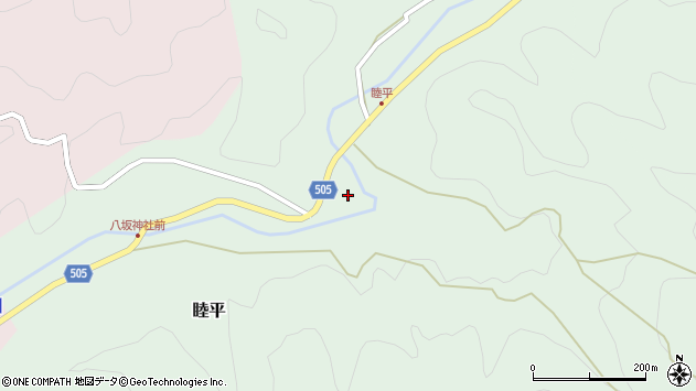 〒441-1614 愛知県新城市睦平の地図