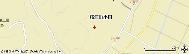 島根県江津市桜江町小田93周辺の地図
