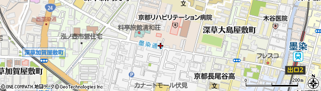 京都府京都市伏見区深草越後屋敷町19周辺の地図
