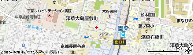 京都府京都市伏見区深草山村町1024周辺の地図