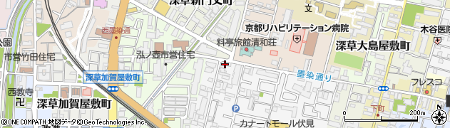 京都府京都市伏見区深草柴田屋敷町11周辺の地図