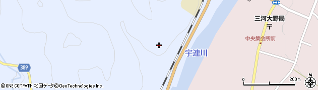 愛知県新城市富栄（甚居貝津）周辺の地図