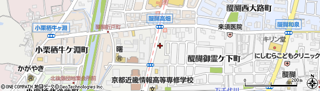 京都府京都市伏見区醍醐大構町15周辺の地図