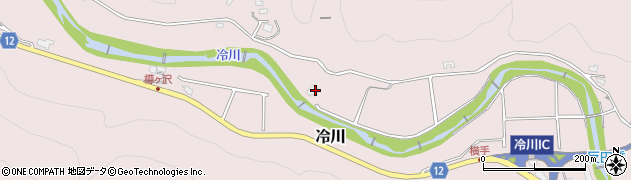 静岡県伊豆市冷川723周辺の地図