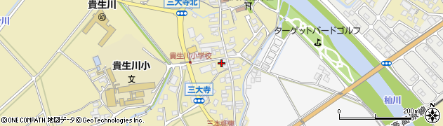 滋賀県甲賀市水口町三本柳周辺の地図