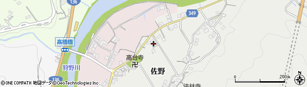 静岡県伊豆市佐野144周辺の地図