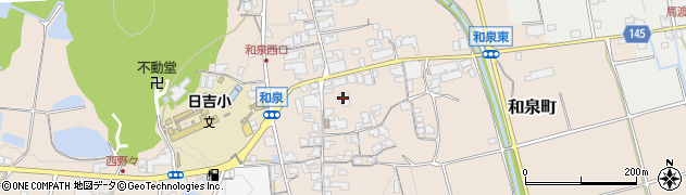 乙和泉公民館周辺の地図