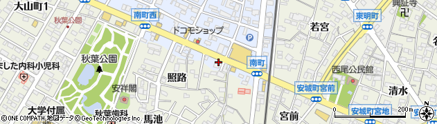 杉浦精肉店周辺の地図