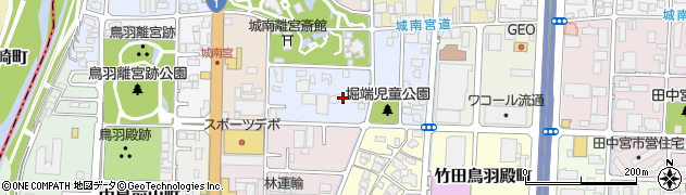 京都府京都市伏見区中島宮ノ前町17周辺の地図