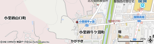 京都府京都市伏見区小栗栖西谷町1周辺の地図