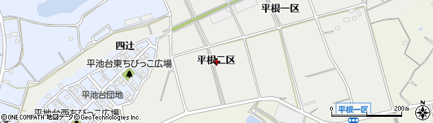 愛知県知多郡東浦町生路平根二区周辺の地図