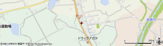 三田四ツ辻郵便局周辺の地図