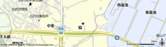 愛知県知多郡阿久比町福住脇88周辺の地図