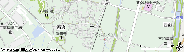 兵庫県神崎郡福崎町西治1266周辺の地図