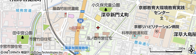 京都府京都市伏見区深草泓ノ壺町112周辺の地図