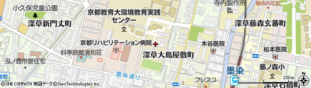 京都教育大寮周辺の地図