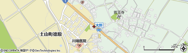 若王寺口周辺の地図