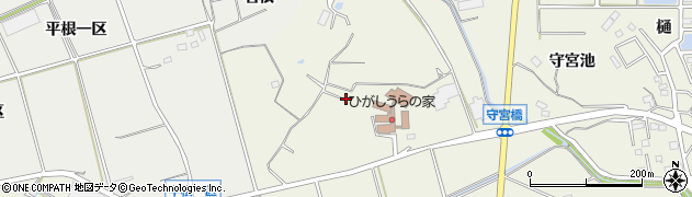 愛知県東浦町（知多郡）藤江（カガリ）周辺の地図