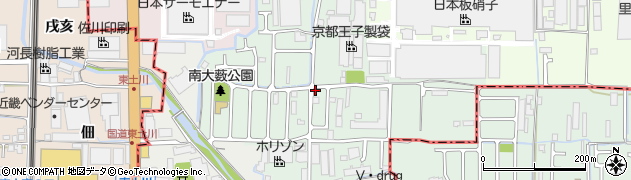 京都府京都市南区久世大藪町周辺の地図