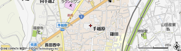 静岡県静岡市駿河区手越原周辺の地図