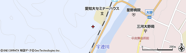 愛知県新城市富栄（東貝津）周辺の地図