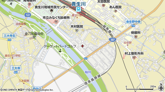 〒528-0069 滋賀県甲賀市水口町虫生野虹の町の地図