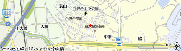 愛知県知多郡阿久比町福住石亀坂周辺の地図