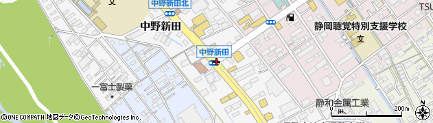 中野新田周辺の地図