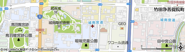 京都府京都市伏見区中島宮ノ前町64周辺の地図