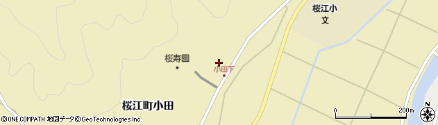 島根県江津市桜江町小田168周辺の地図