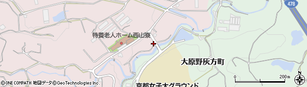 京都府京都市西京区大原野石作町2618周辺の地図