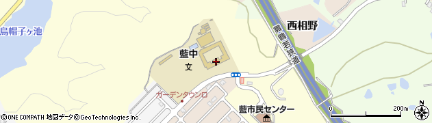 三田市立藍中学校周辺の地図