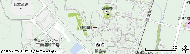 兵庫県神崎郡福崎町西治1376周辺の地図