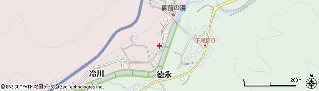 静岡県伊豆市冷川974周辺の地図