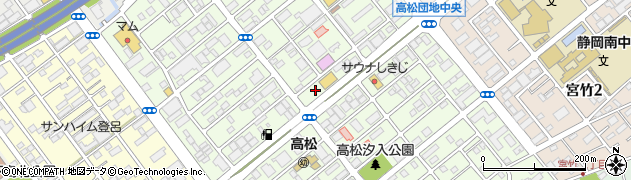 静岡県静岡市駿河区敷地周辺の地図