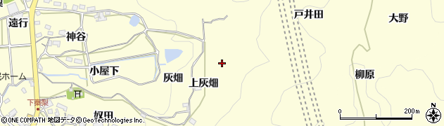 愛知県岡崎市秦梨町（戸井田）周辺の地図
