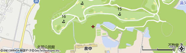 兵庫県加西市満久町周辺の地図