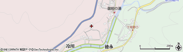 静岡県伊豆市冷川958周辺の地図