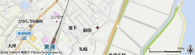 愛知県東浦町（知多郡）生路（鍋屋新田）周辺の地図