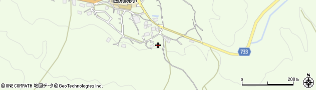 京都府亀岡市西別院町柚原中島周辺の地図