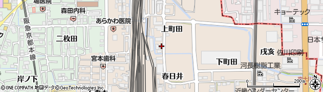 京都府向日市森本町上町田周辺の地図