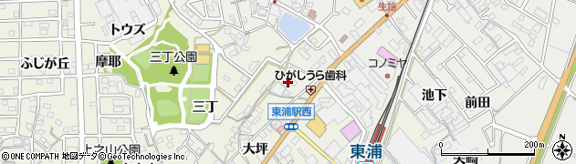 愛知県知多郡東浦町藤江大坪4周辺の地図