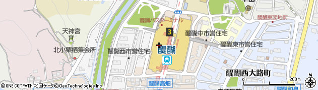 京都市醍醐ケアプランセンター周辺の地図