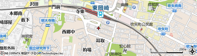 東進衛星予備校東岡崎駅前校周辺の地図