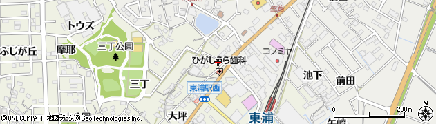 愛知県知多郡東浦町藤江大坪7周辺の地図