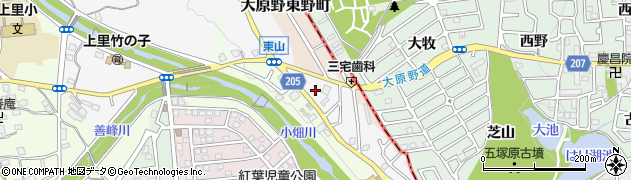 坂本油化株式会社　京都営業所周辺の地図