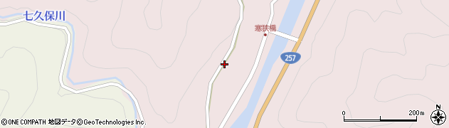 愛知県新城市横川（広貝津）周辺の地図