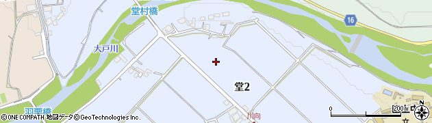 滋賀県大津市堂周辺の地図